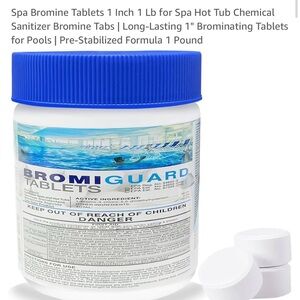 Unopened Spa Bromine Tablets 1 Inch 1 Lb for Spa Hot Tub